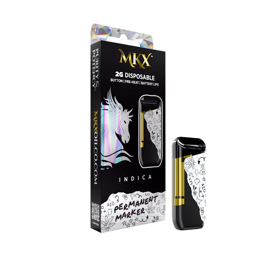 2g MKX Disposable - Permanent Marker 2g Disposable - Indica
