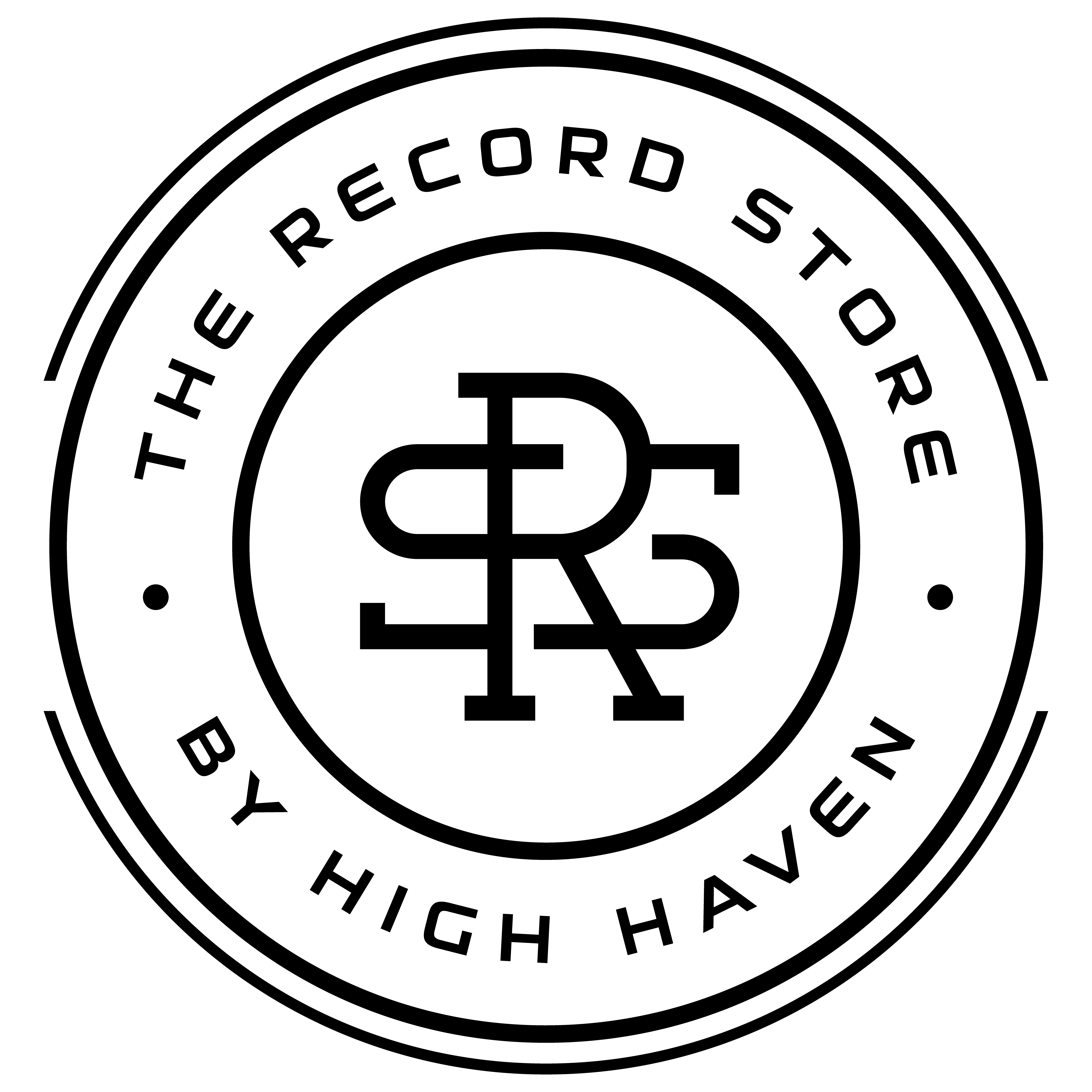 logo for The Record Store by High Haven - Elgin