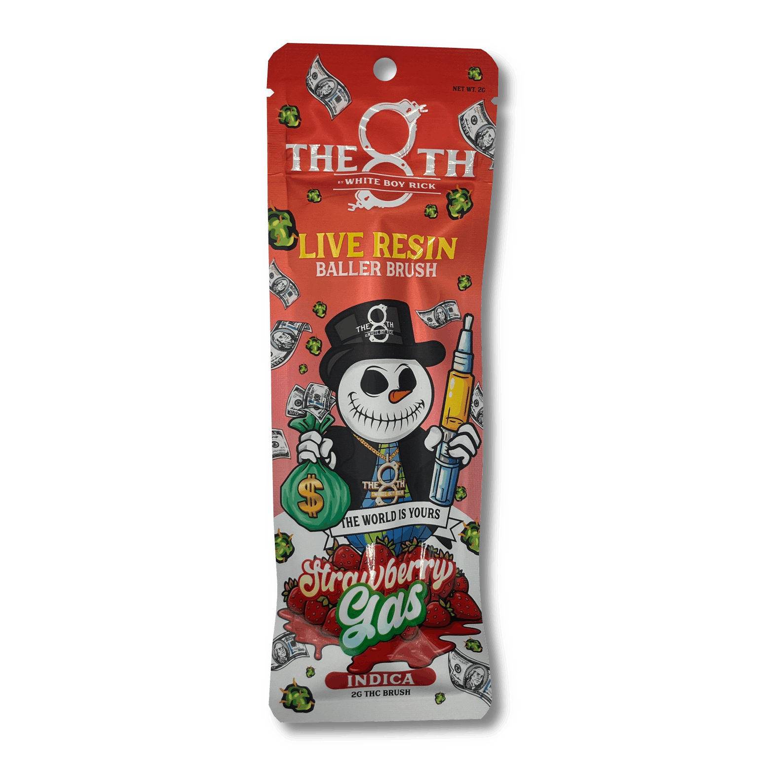 White Boy Rick | Live Resin Baller Brush - 2g - Strawberry Gas