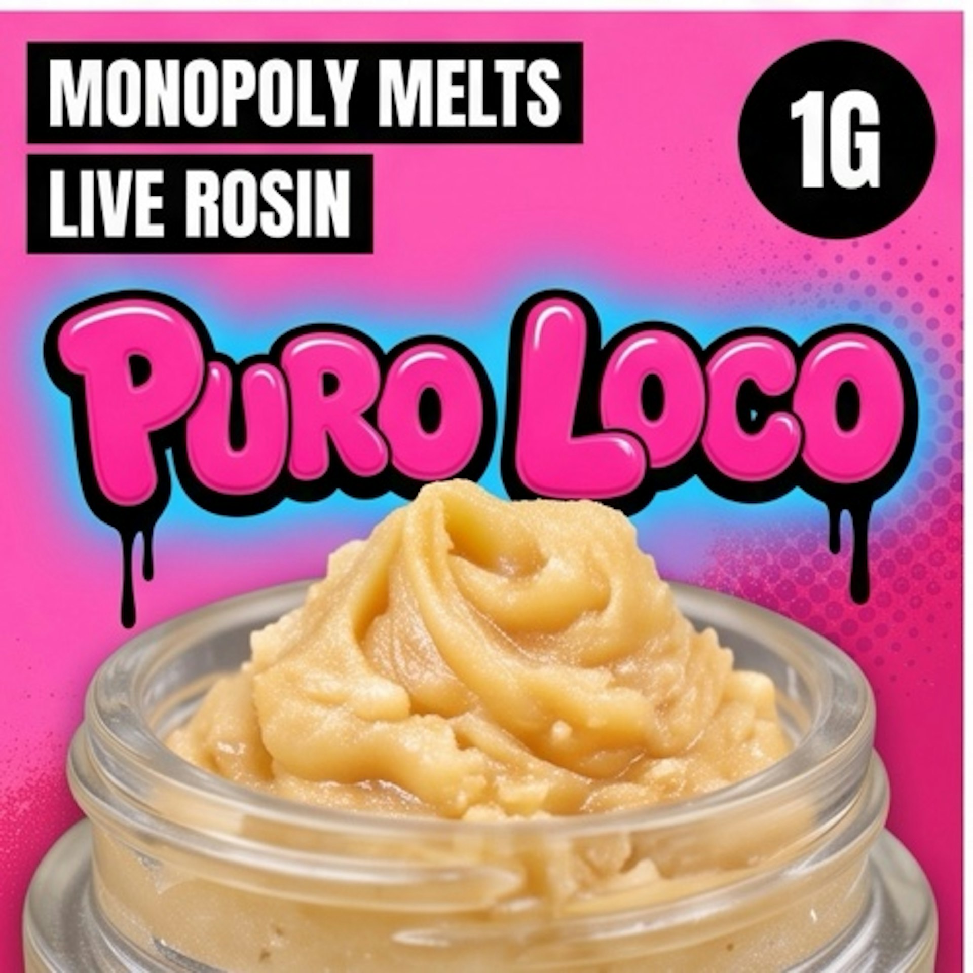 Monopoly Melts - Puro Loco Live Rosin