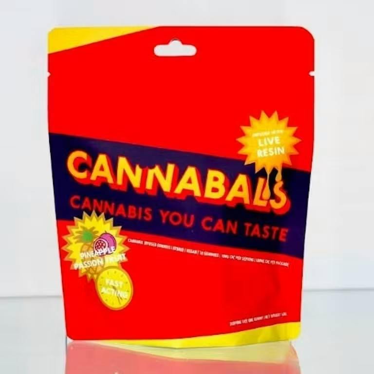 Product Cannabals - Pineapple Passion - 100mg - Live Resin Gummies