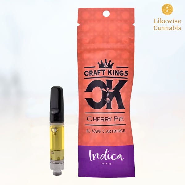 CHERRY PIE 1G DISTILLATE CARTRIDGE - CRAFT KINGS | Likewise Cannabis  Broadway - Edmond