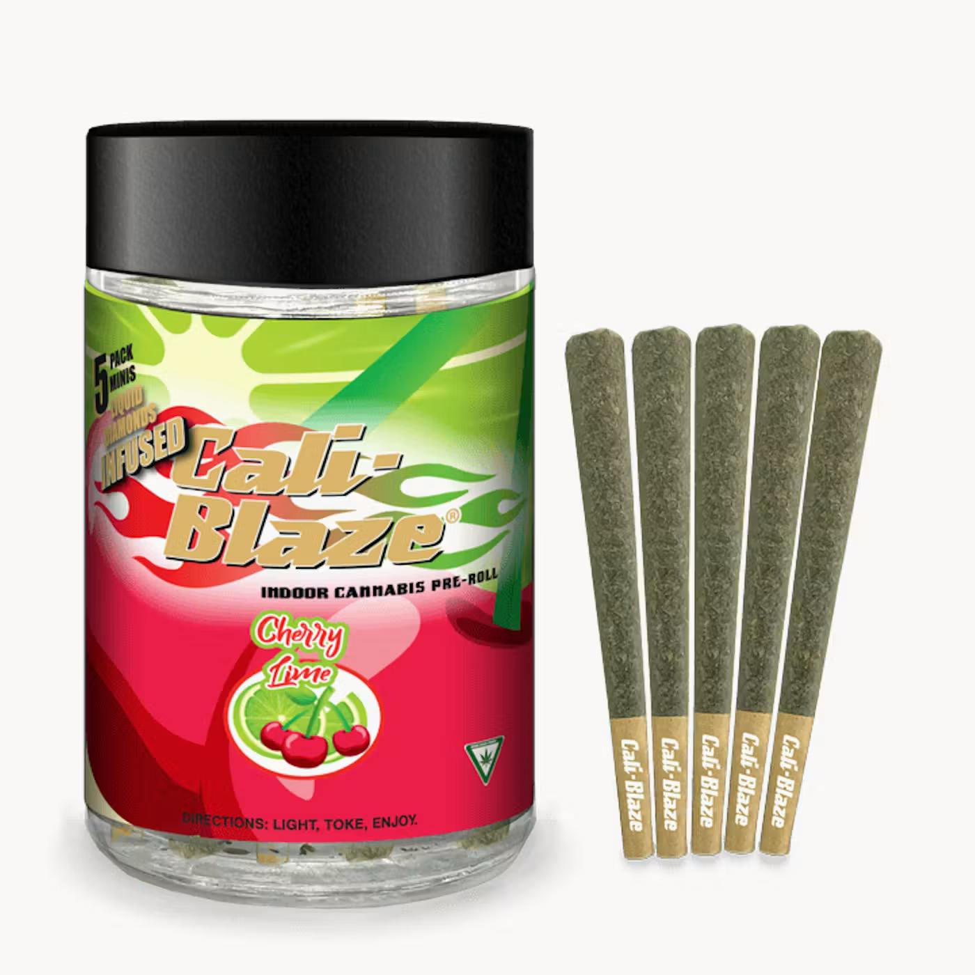 Product Cali-Blaze | Cherry Lime | Infused Minis /5pk
