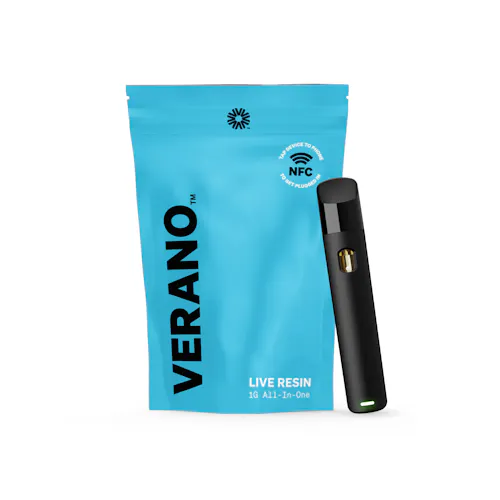 Verano Reserve | Live Resin Disposable | Grape Bubbly | 1g-active