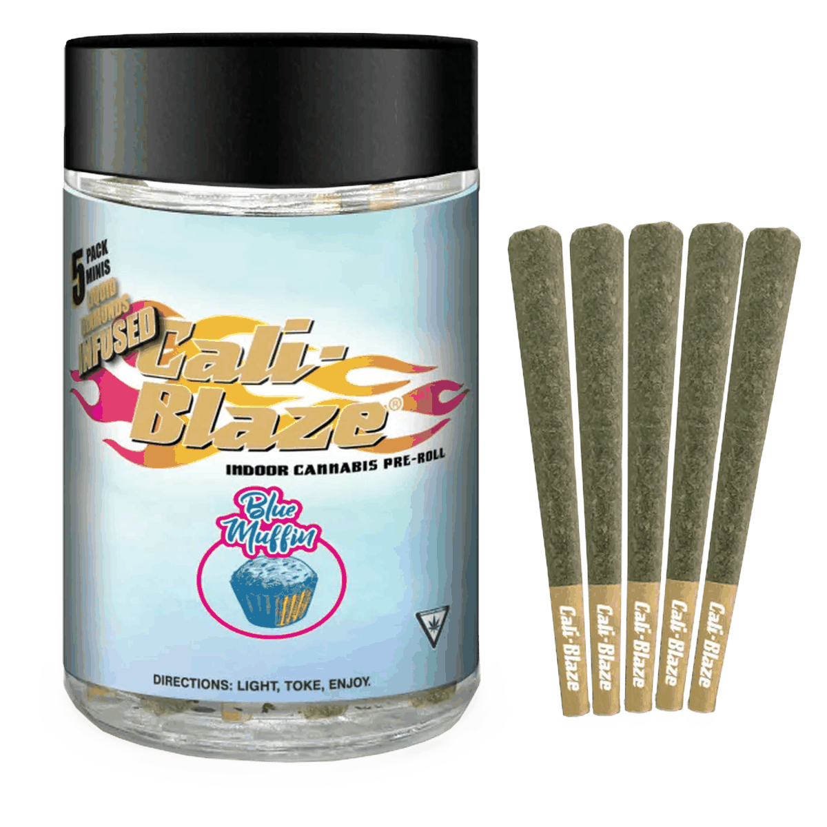 Blue Muffin Liquid Diamond Pre-Roll 5-Pack | 3.5g