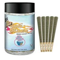 Blue Muffin Liquid Diamond Pre-Roll 5-Pack | 3.5g - product image at King of Budz