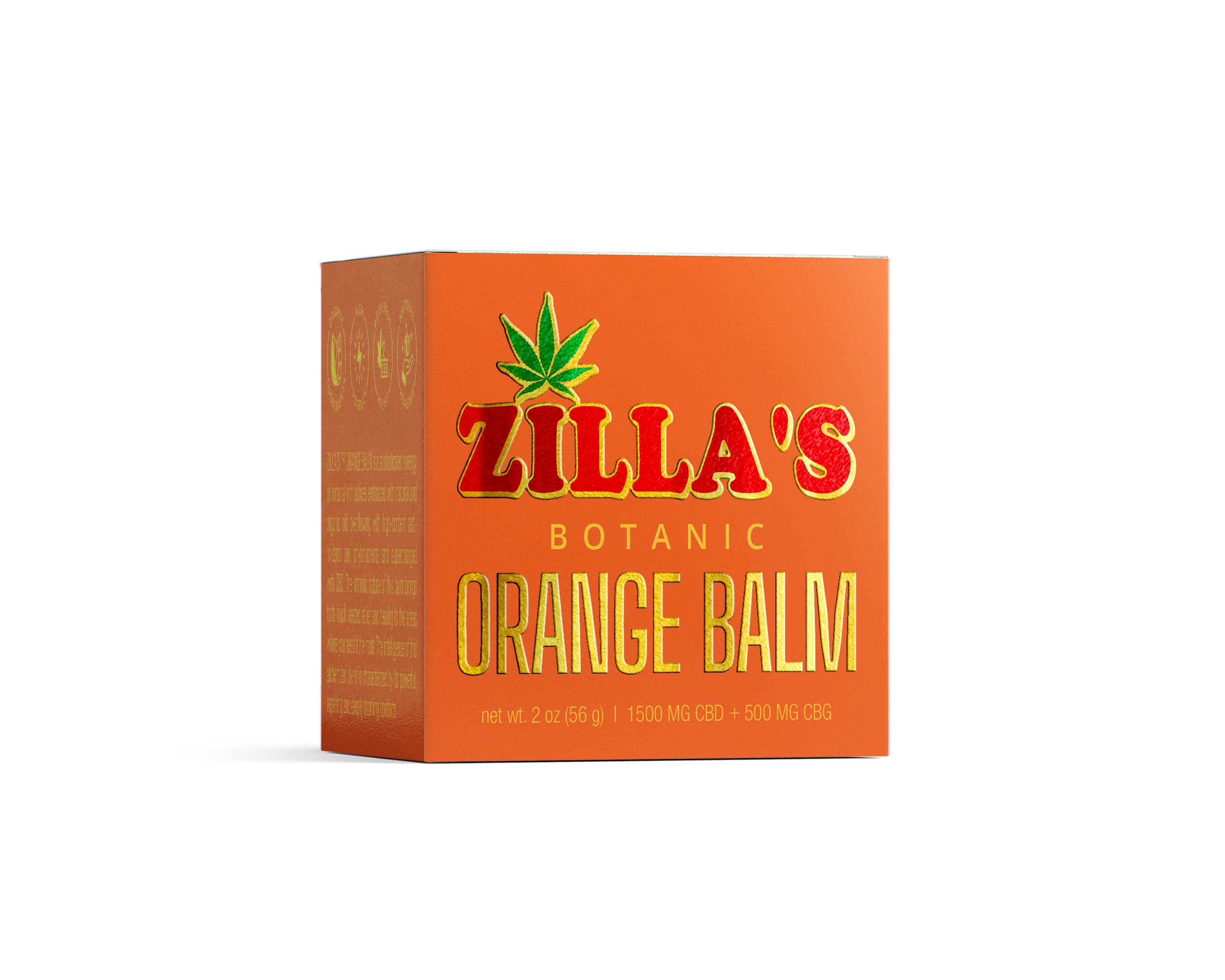 Product: Zilla's | Topical - 1000mg - Orange Balm