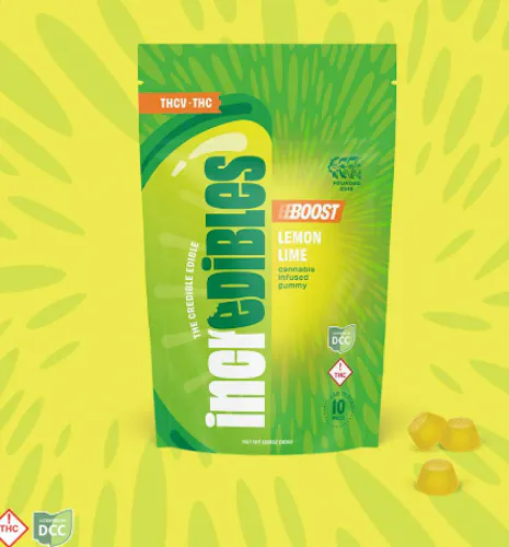 Lemon Lime Boost | THCV:CBD:THC 10:5:1 | 1.2mg Gummies | 10ct-active