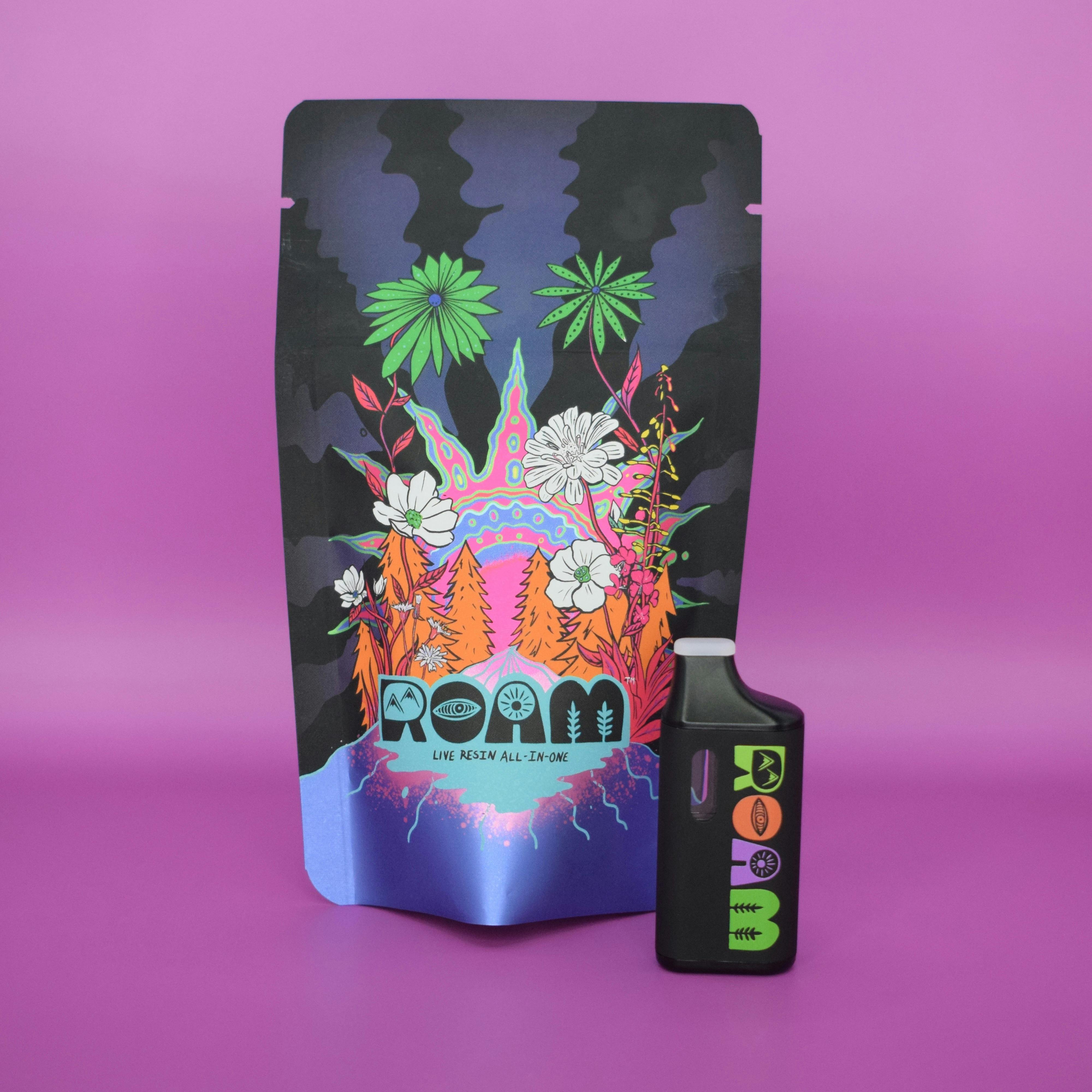Roam Colorado Nightshifter | 1g | Live Resin Disposable Vape | ROAM
