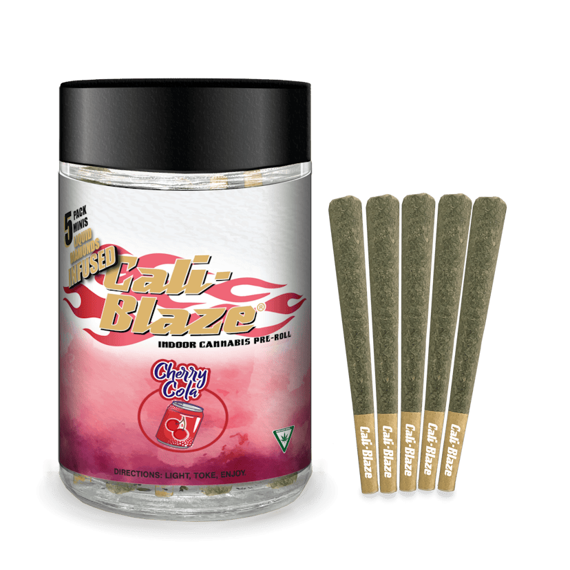 Cali-Blaze | Infused Pre-Roll 5-Pack - 3.5g - Cherry Cola