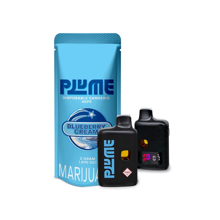 Buy PLUME Blueberry Cream | Disposable Online - From The Earth Cannabis  Dispensary - MO