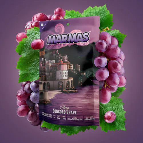 4Front Marmas Concord Grape Sleep 1:2 THC:CBN Fruit Bites 5mg 20pk (~100mg)-active