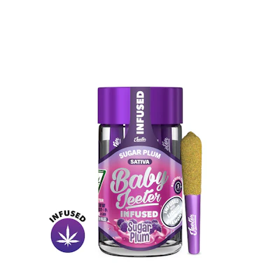 Sugar Plum Baby Jeeter Infused Pre-Roll 5-pack | 2.5g