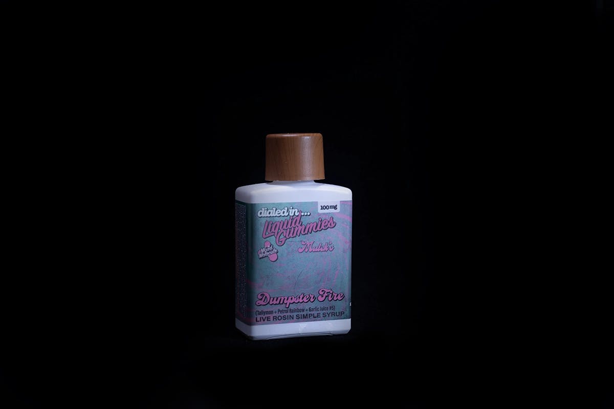 Photo of Dialed In – Rosin Liquid Gummies – Purple Rain (H) 100mg