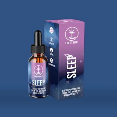 Treetown - 200mg THC : 400mg CBN - Sleep Tincture - TINCTURES by TreeTown at King of Budz