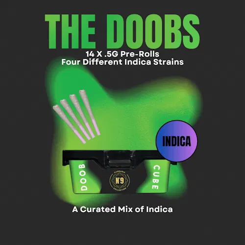 Doob Cube Micro | Indica | 14 Variety Pack – 0.5g Pre-Rolls | 4 Different Strains-2