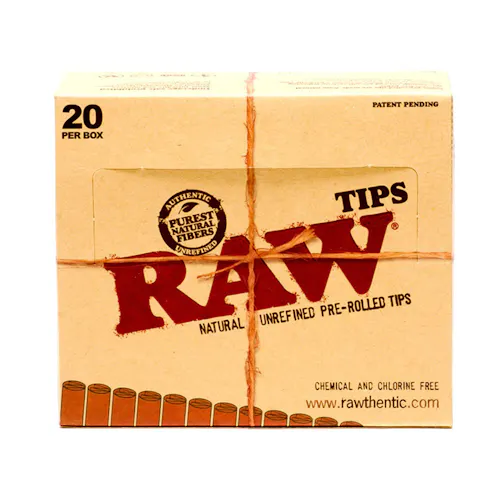 RAW – Pre-Roll Tips | 50 Tips/Pk-active