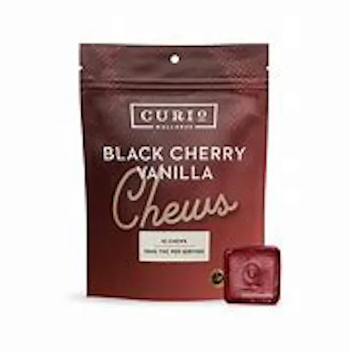 Curio 10mg Black Cherry Vanilla Chews /100mg-active