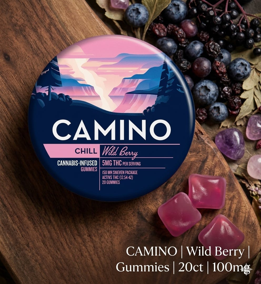 Product Camino | Wild Berry | Gummies | 20ct | 100mg