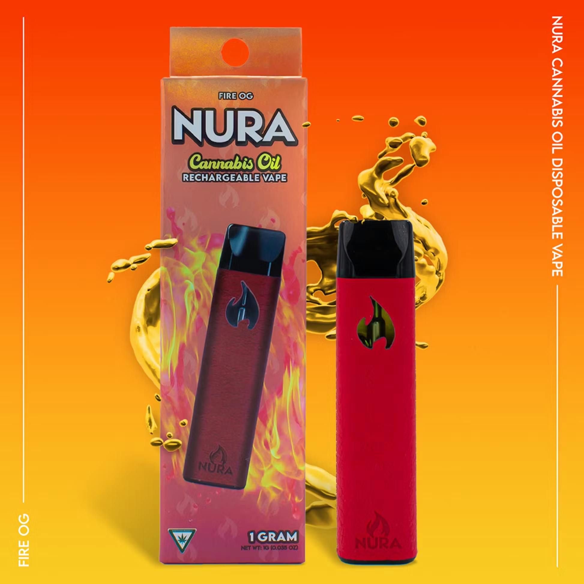NURA | FIRE OG - DISPOSABLE HYBRID