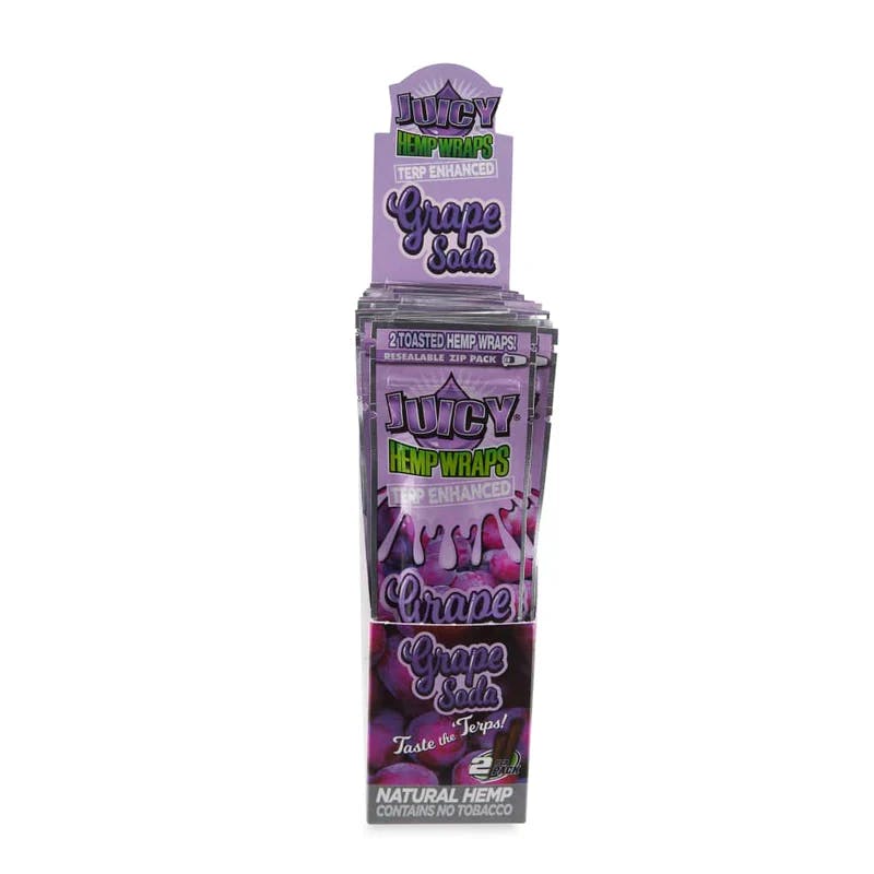 Product Juicy J's Terp Enhanced Wraps | Grape Soda