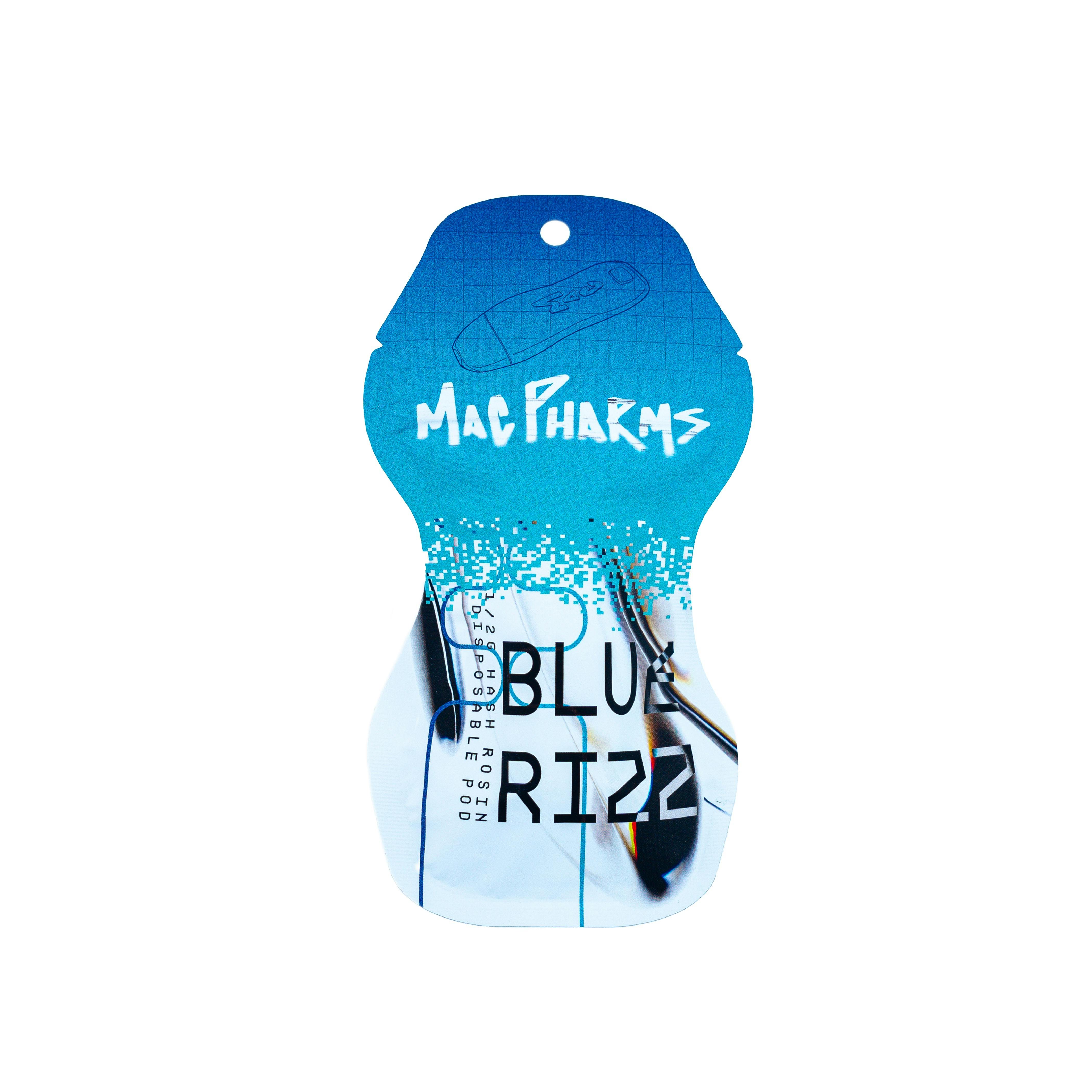 Mac Pharms - .5g Hash Rosin Disposable - Blue Rizz