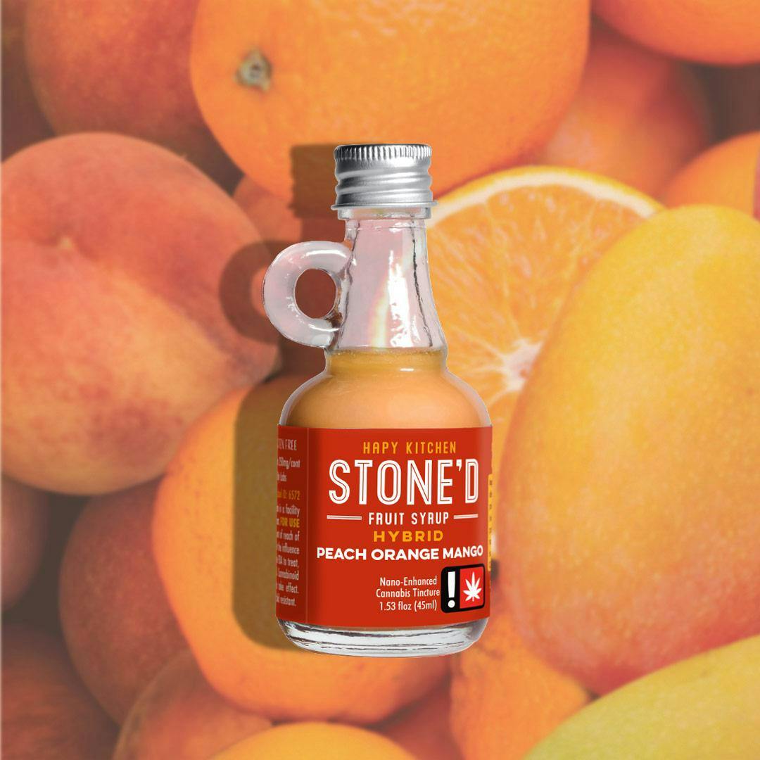 Hapy Kitchen | Peach Orange Mango Stone'd Fruit Syrup | 250mg