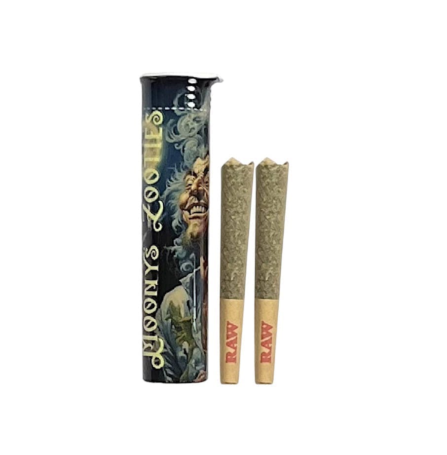 Moonys Zooties Gorilla Glue 2pk 1g Pre-Rolls