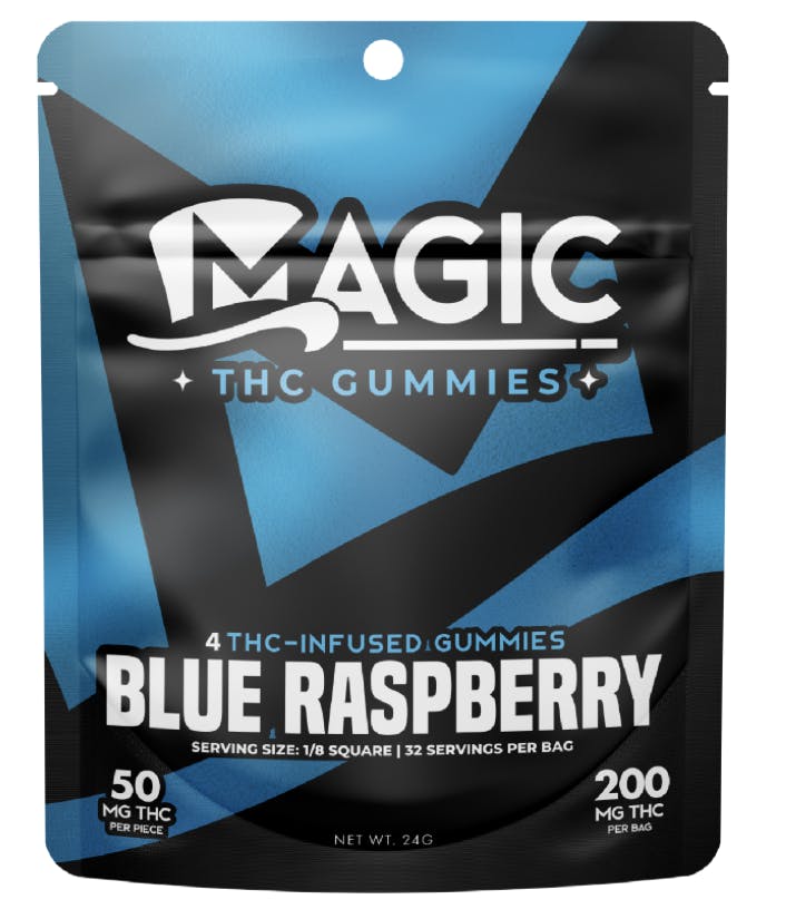 Product: Magic Edibles | Gummies - Blue Raspberry - 200mg
