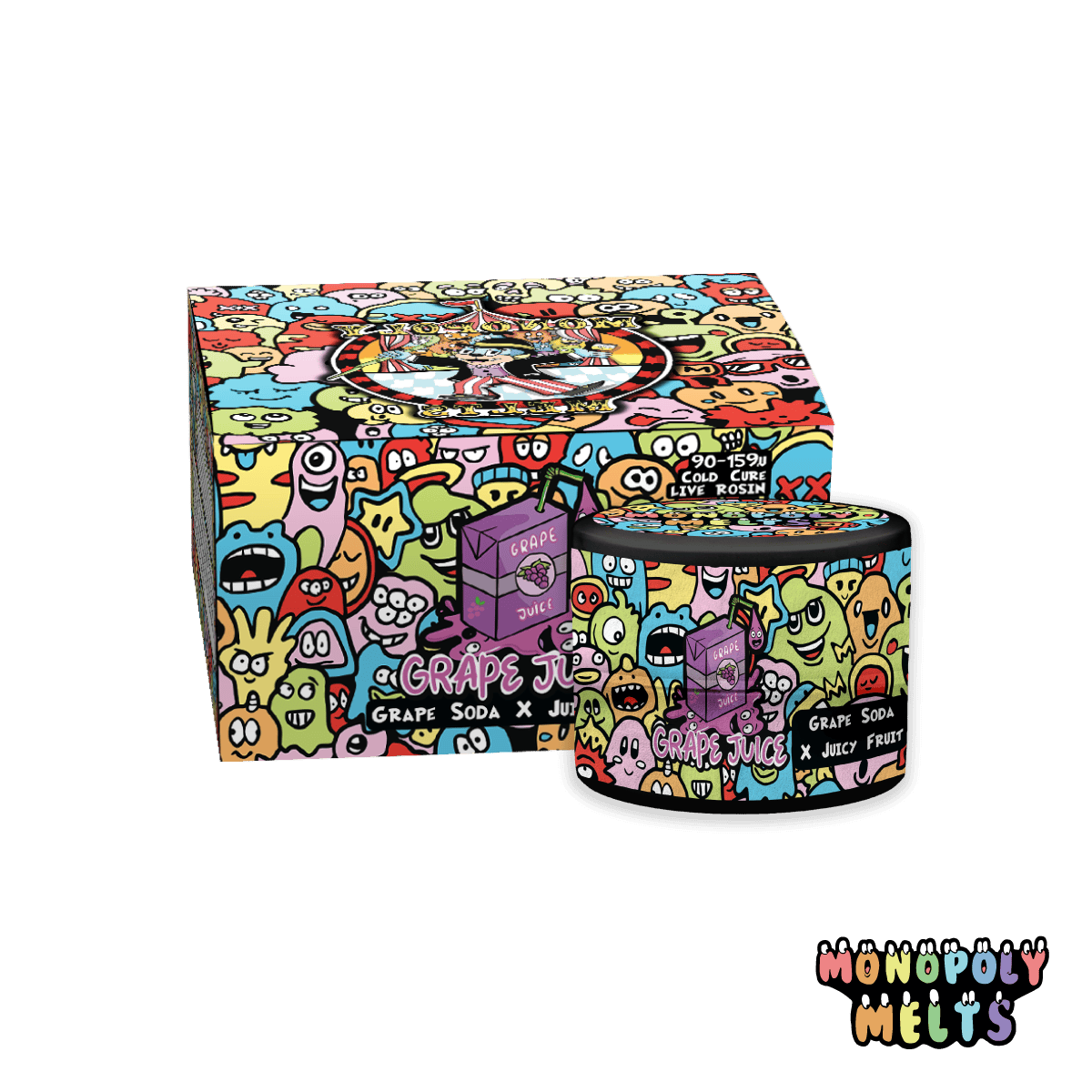 Monopoly Melts - 1g Live Rosin - Grape Juice