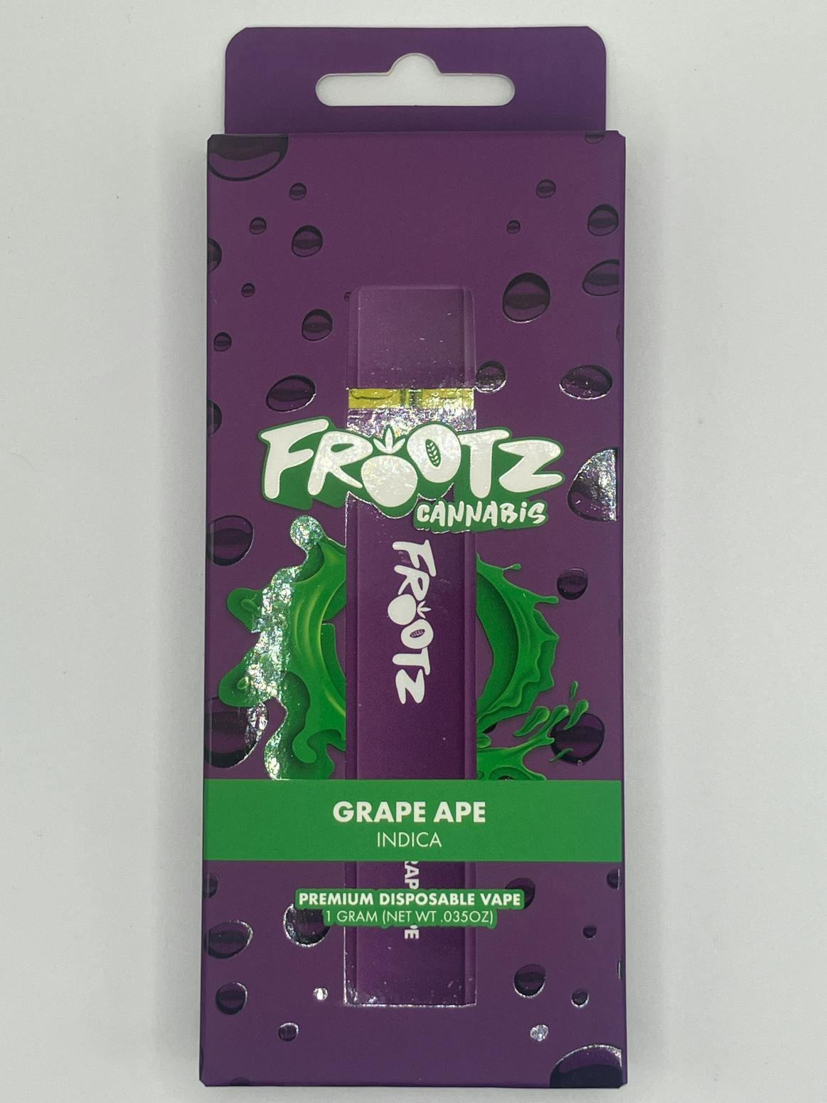Product: Frootz | Disposable Vape - 1g - Grape Ape
