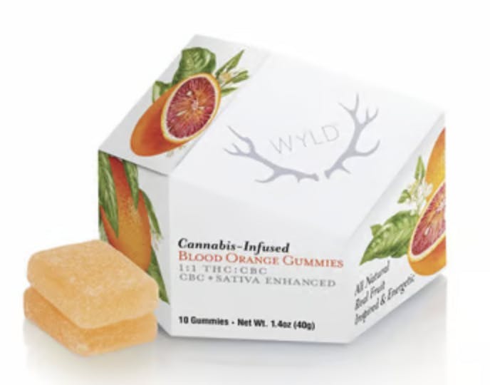 Blood Orange 1:1 CBC Sativa Enhanced Gummies-1