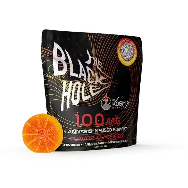 Tropical Punch (H) - 2pk 100mg Gummies - Kosmik (The Black Hole)