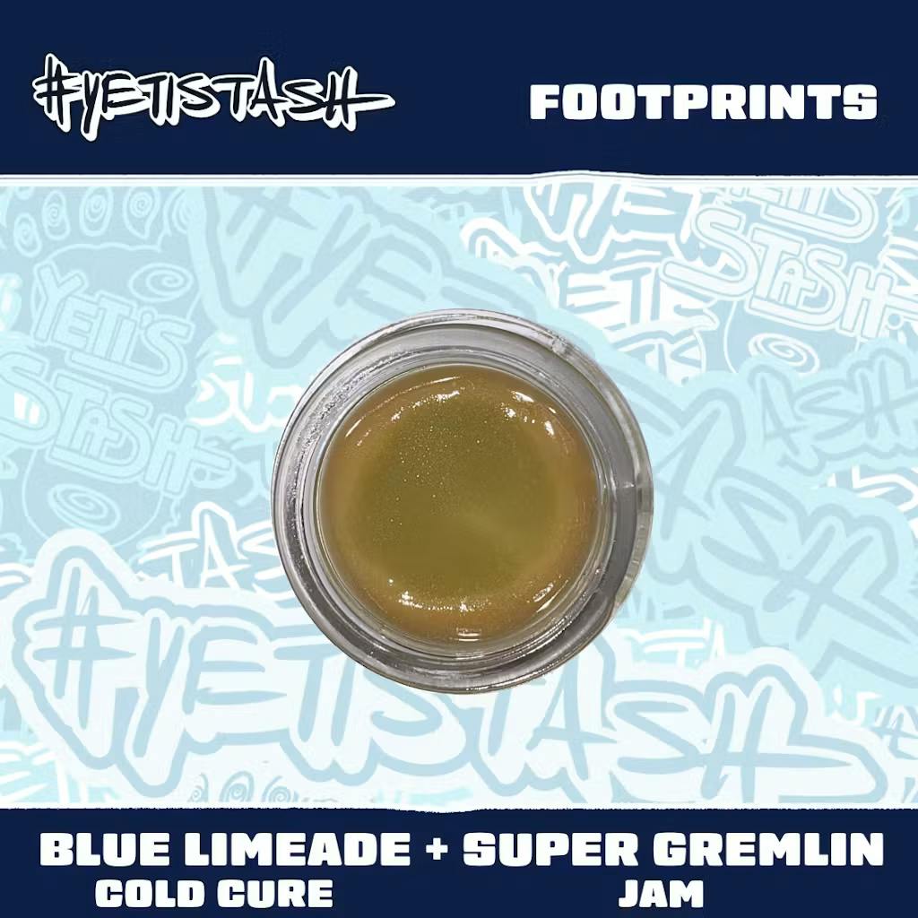 Yeti Stash - 2g Live Rosin Footprint - Blume Limeade/Super Gremlin