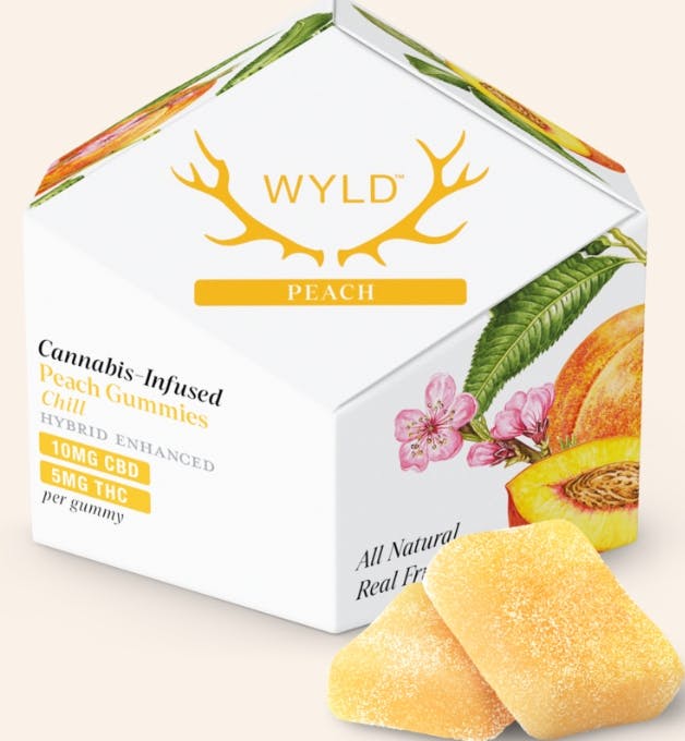 Wyld Gummies Chill | 2:1 CBD/THC 10 Pack | Peach