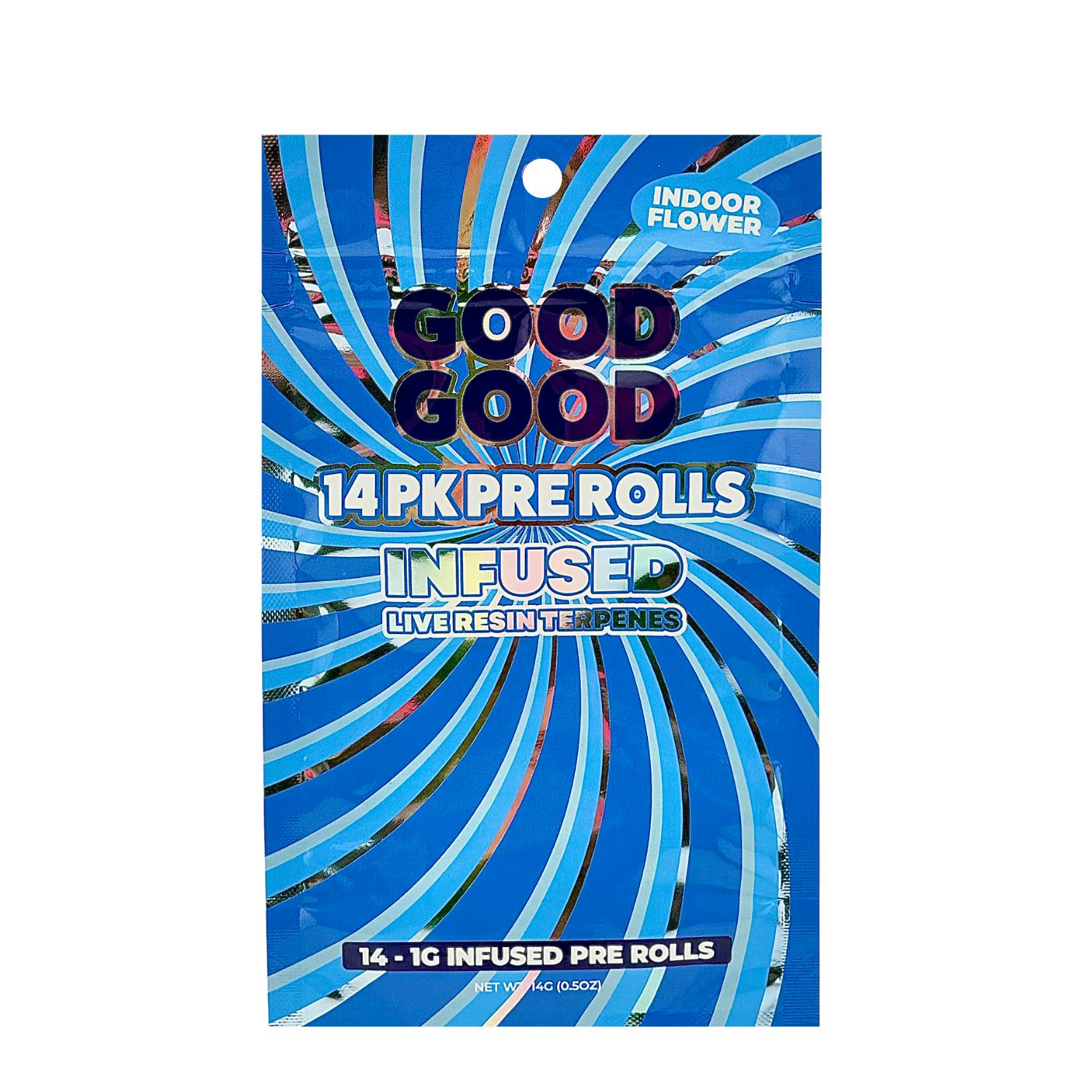 Good Good - 14pk 1g Infused Prerolls - (14g) - **BLUE GELATO**