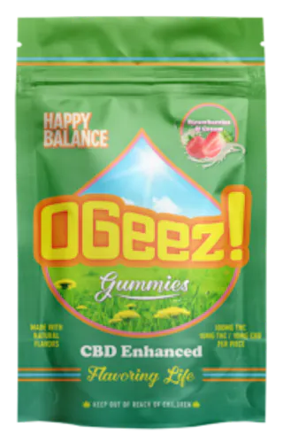 Happy Balance Strawberries and Cream – 100 mg 1:1 CBD-1