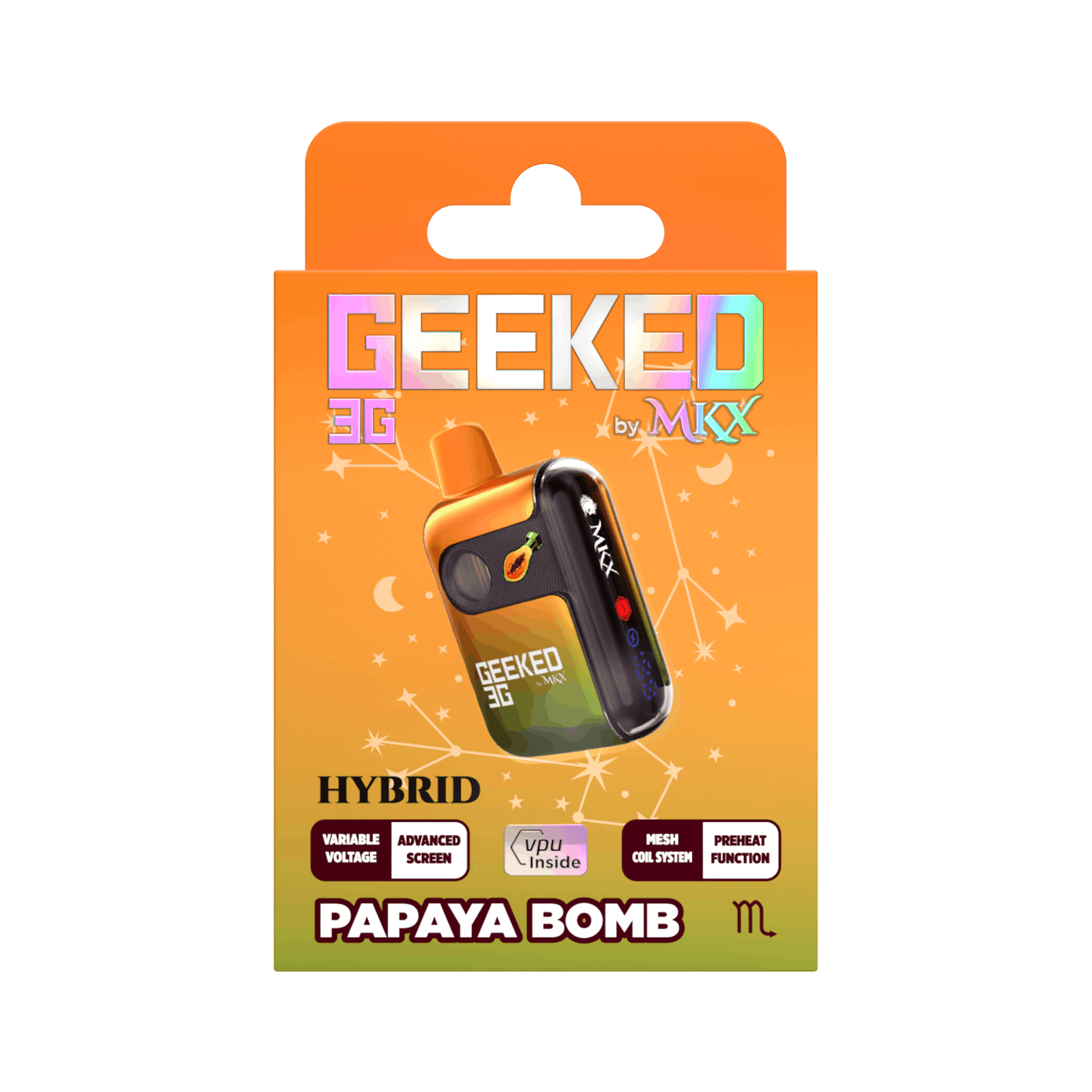 MKX Geeked - Papaya Bomb 3g Disposable