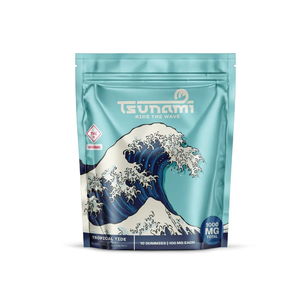 Tsunami Gummies | Tropical Tide | 1000mg | 10pk at Proper Cannabis