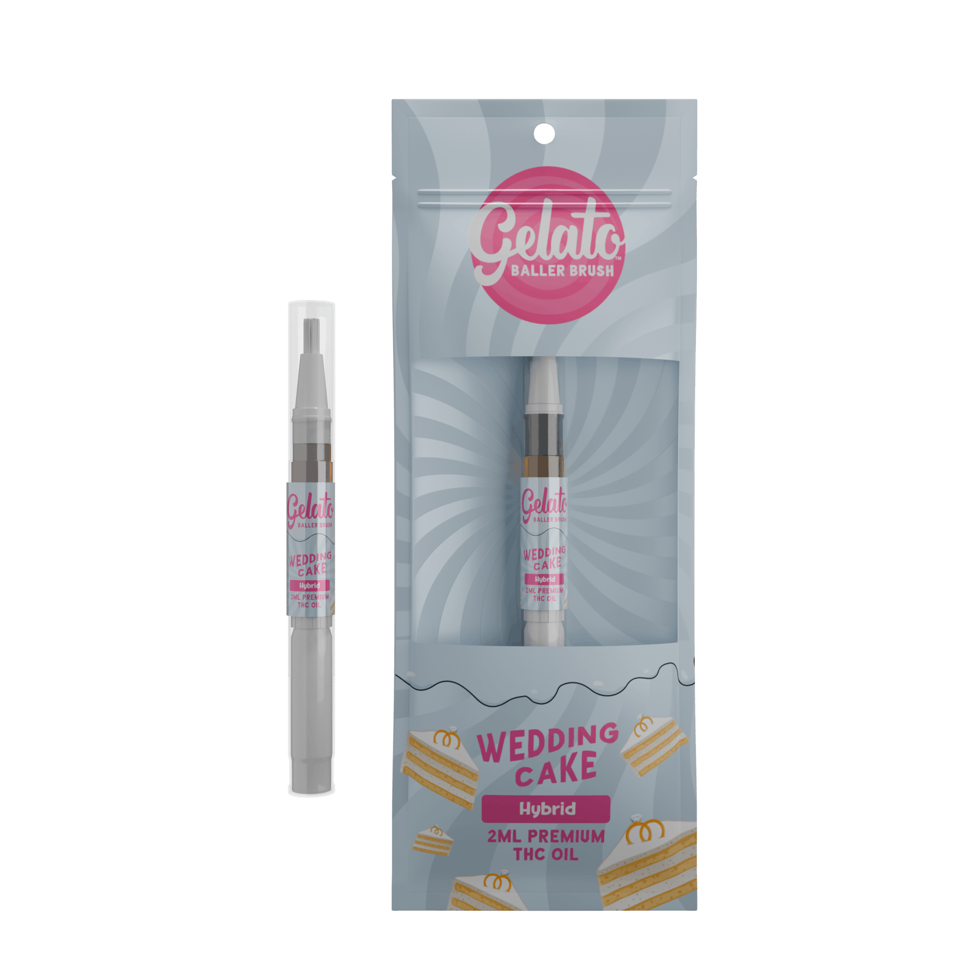 Product: Gelato | Baller Brush - 2g - Wedding Cake