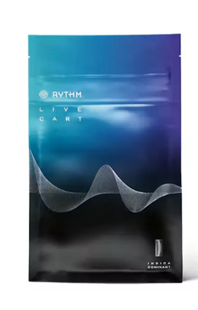 Rythm Live Resin Cart Black Maple 1g (indica hybrid, cartridges)
