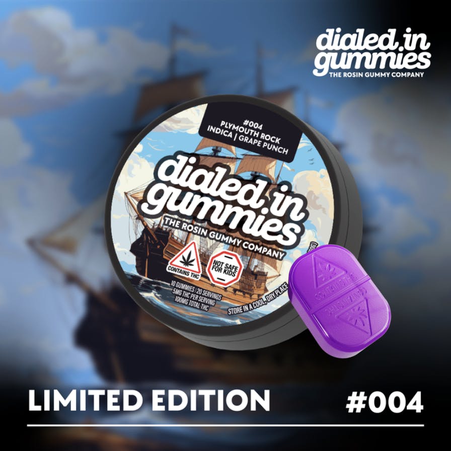 Product Grape Punch x Plymouth Rock - Rosin Gummies - 100MG