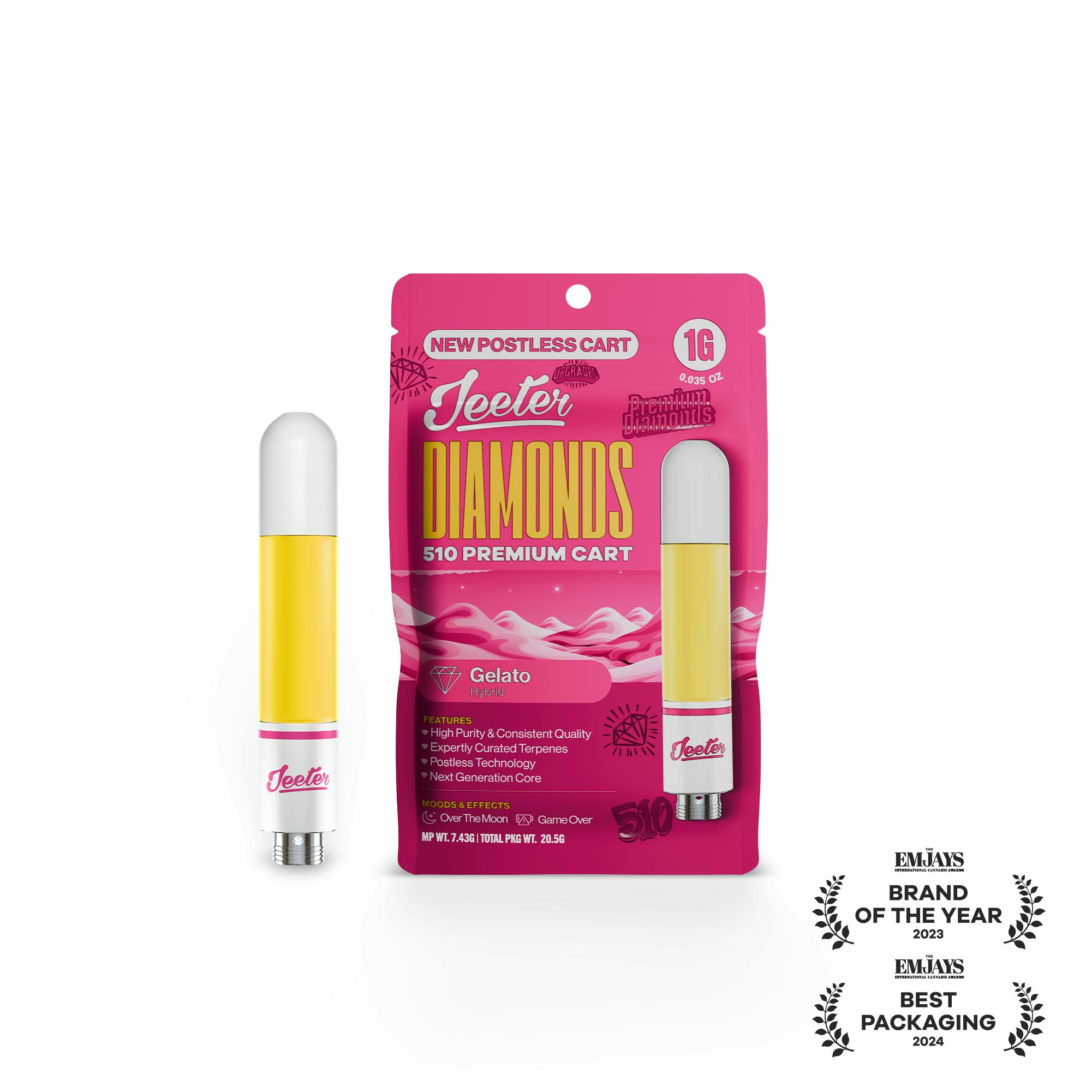 Jeeter | Gelato | Liquid Diamonds 510 Cart | 1g