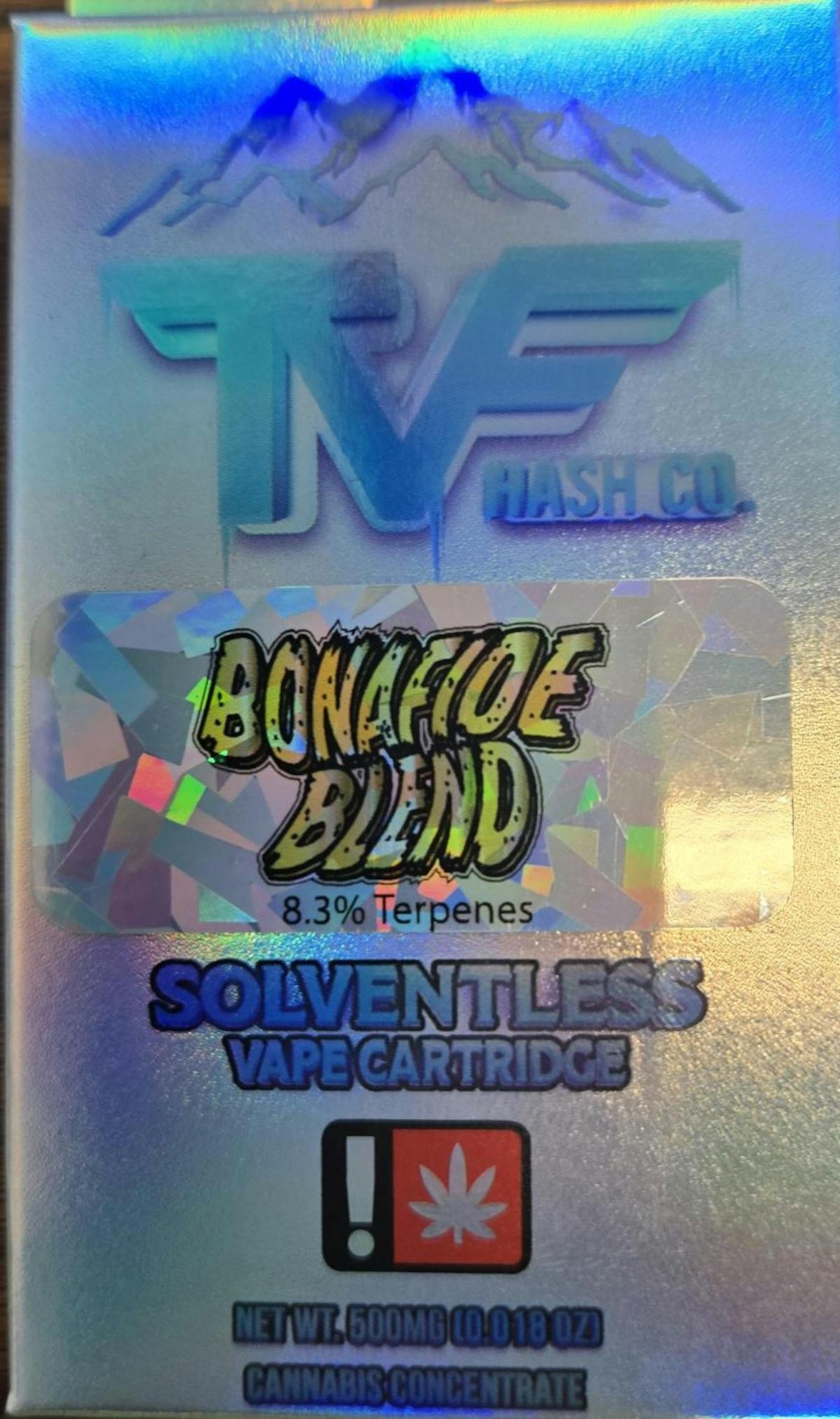 Photo of Treasure Valley’s Finest! 0.5g BONAFIDE BLEND Hash Rosin Cart