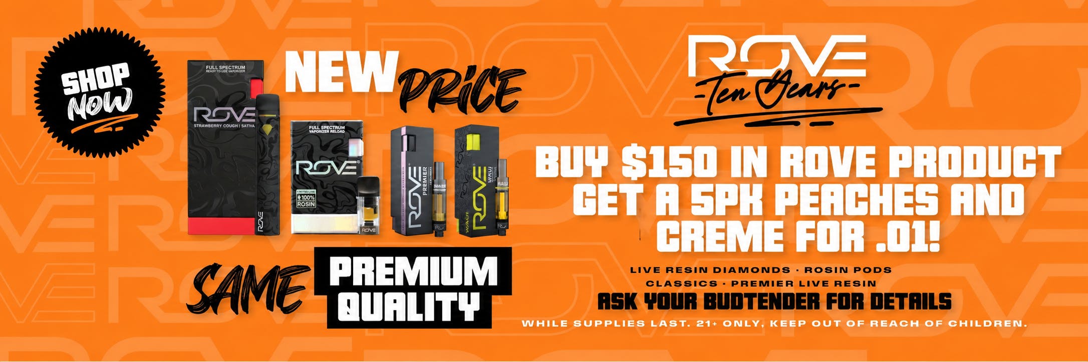 spend $150 rove