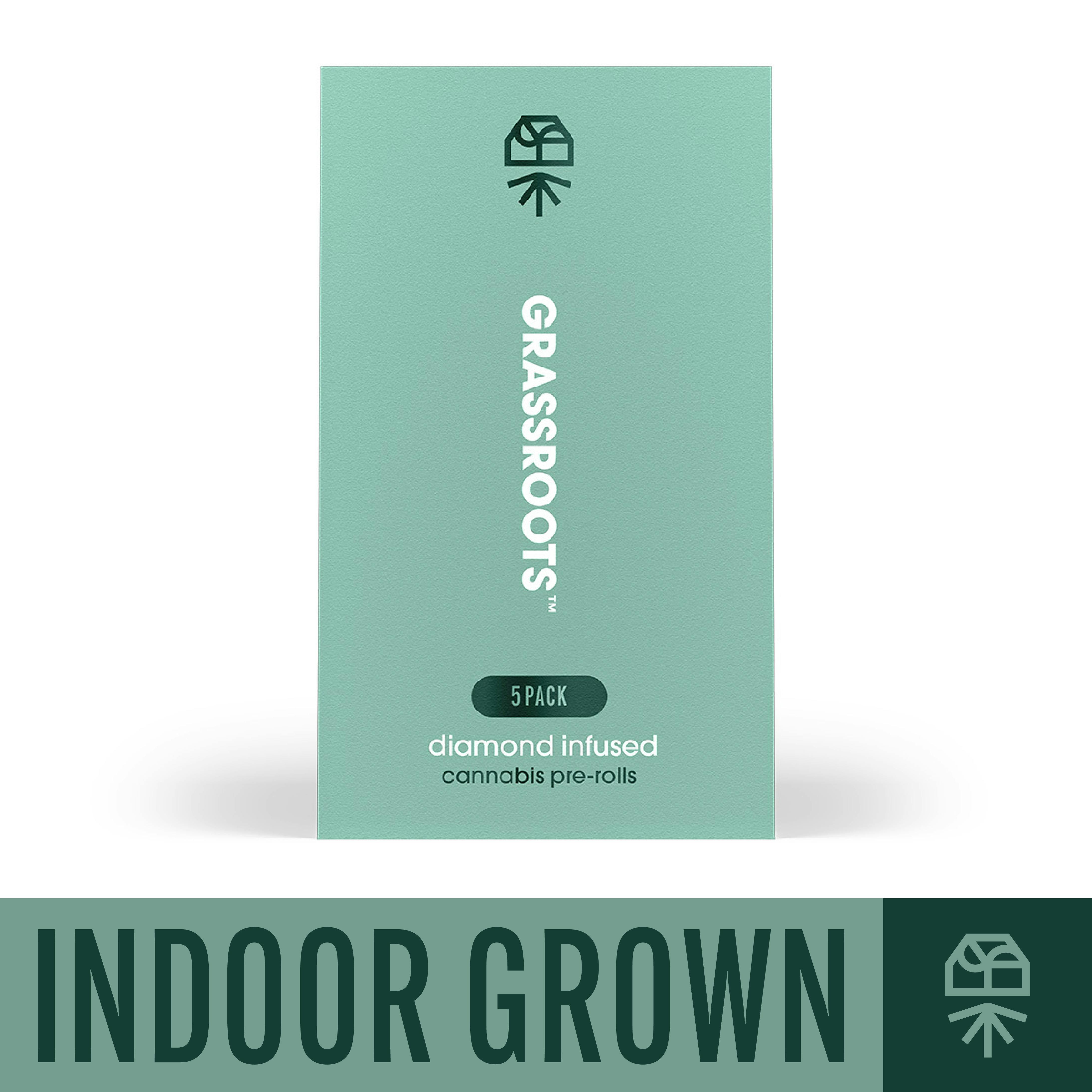 Mimosa kush mints 5 pack diamond infused pre rolls treehouse