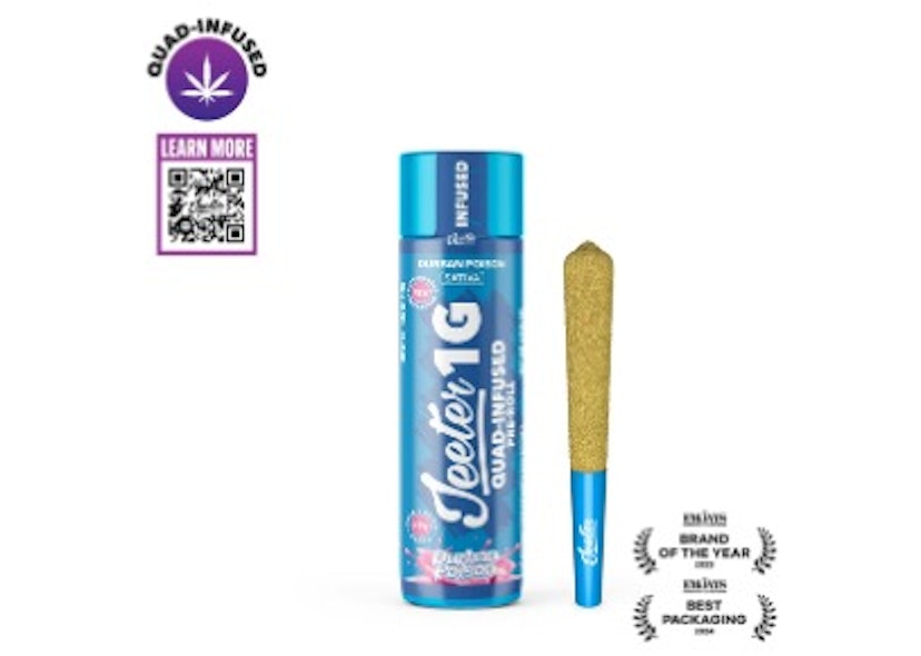 Jeeter | 1g Quad Infused Preroll | Durban Poison