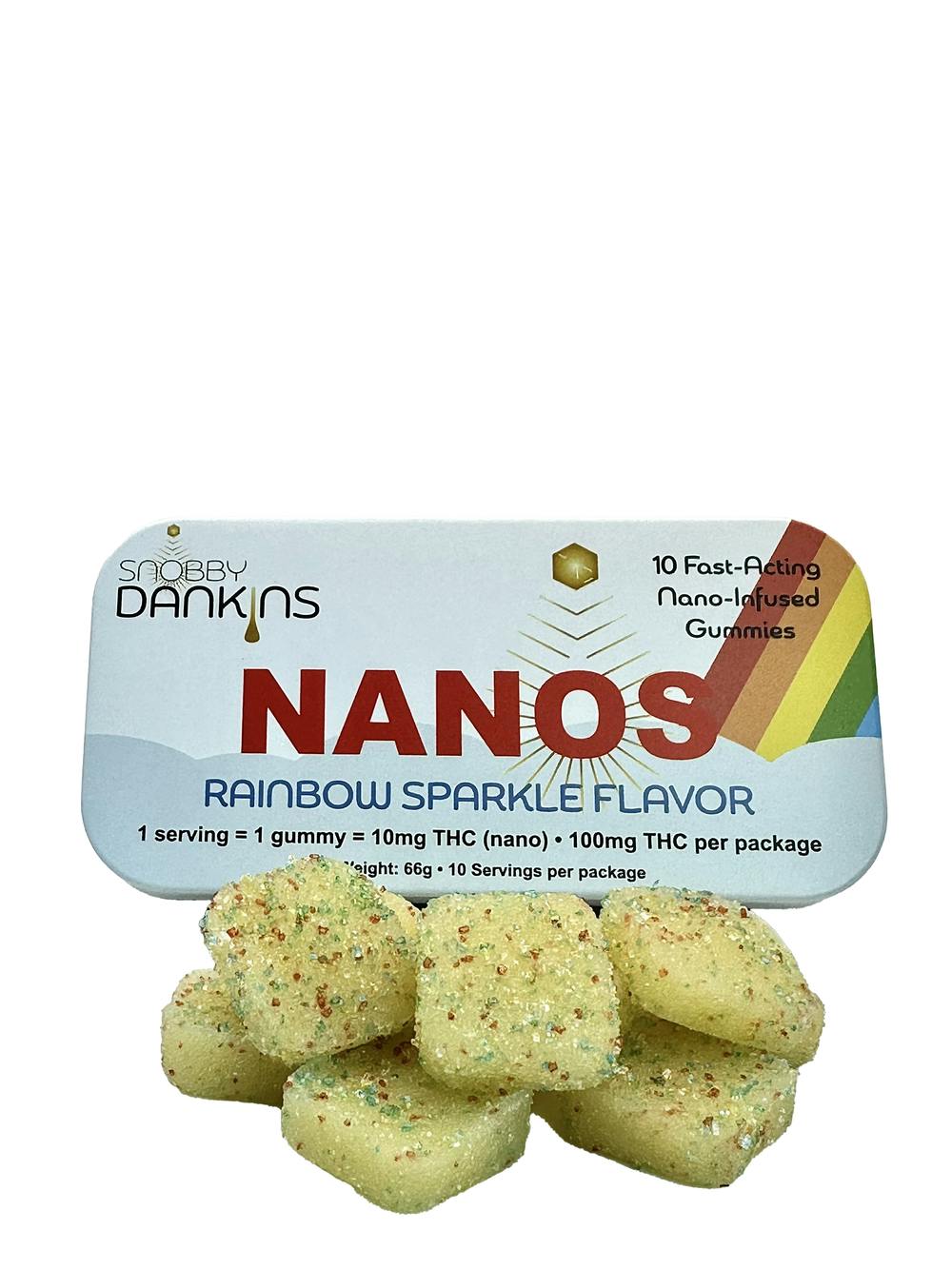Product Snobby Dankins - Sour Rainbow Sparkle - 100mg