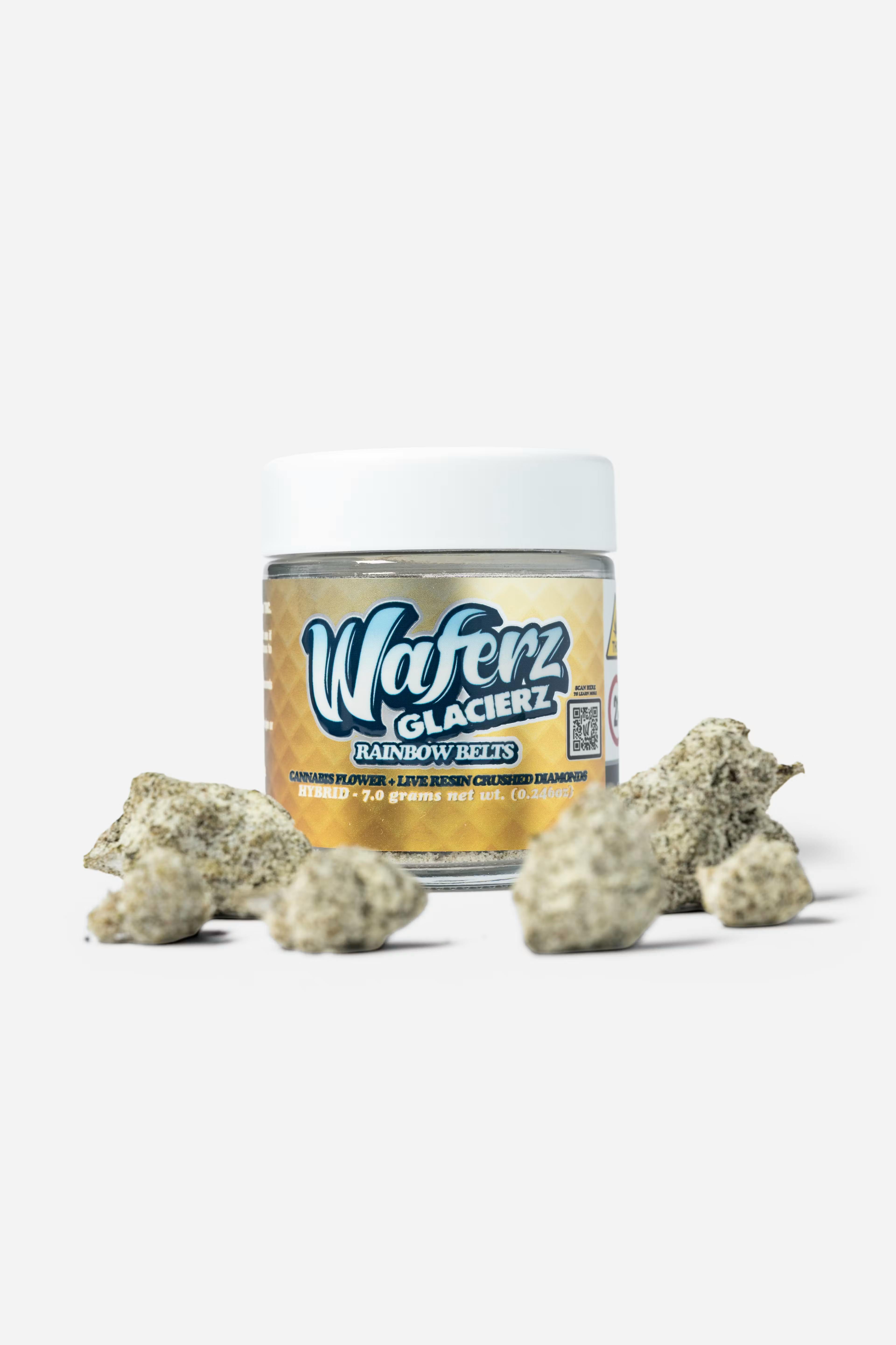 Waferz Infused Flower Glacierz Rainbow Belts
