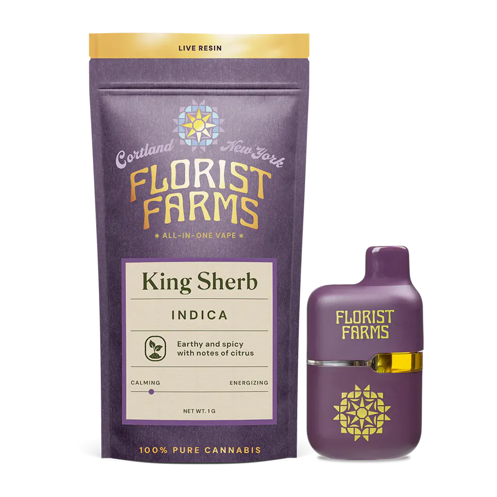 Product Florist Farms - King Sherb - 1g - Live Resin Tank